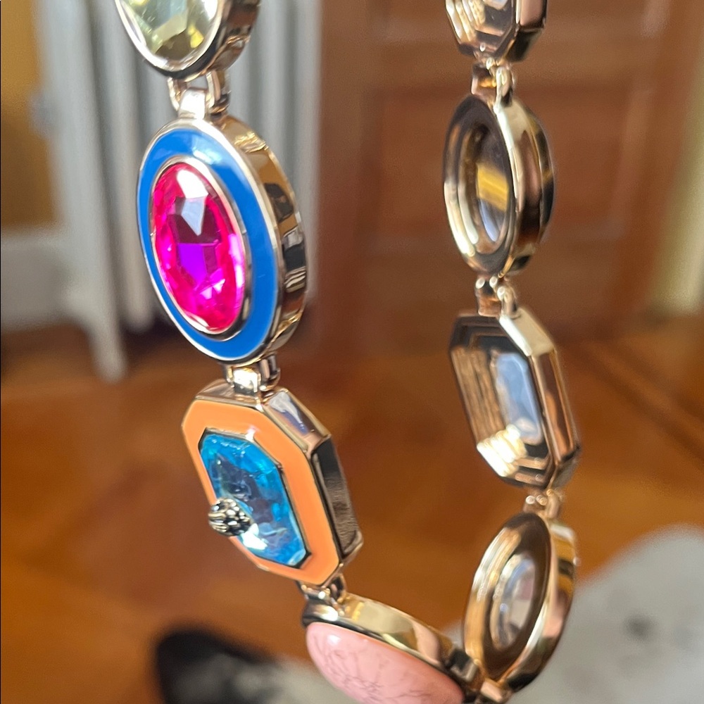 Kurt Geiger Vibrant Gemstone Necklace - Picture 5 of 9
